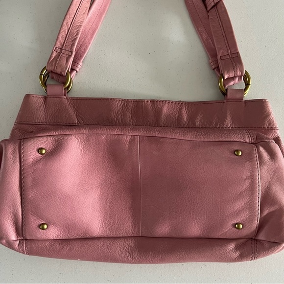 American Leather Co. Java Double Handle Shopper Pink - Picture 5 of 16